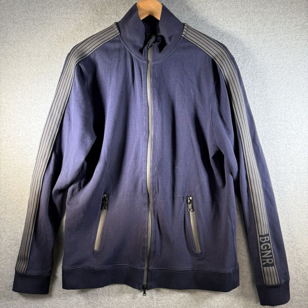 Bogner Mens Full Zip Track Jacket Blue‎ Size 2XL XXL